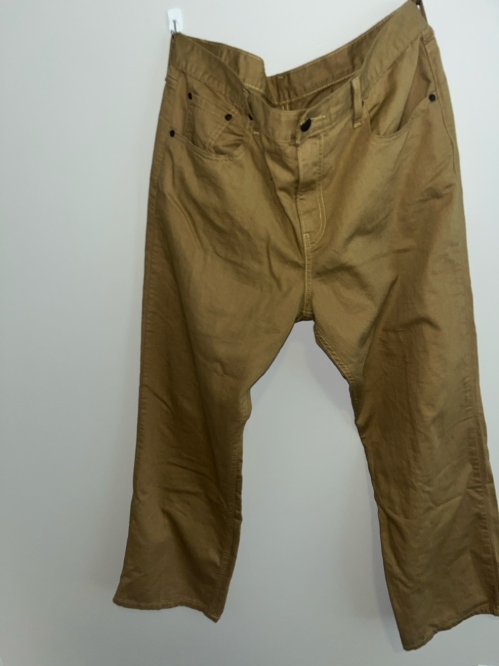 Levi's Men's Brown Relaxed Fit Jeans - Workwear Style - Picture 4 of 7